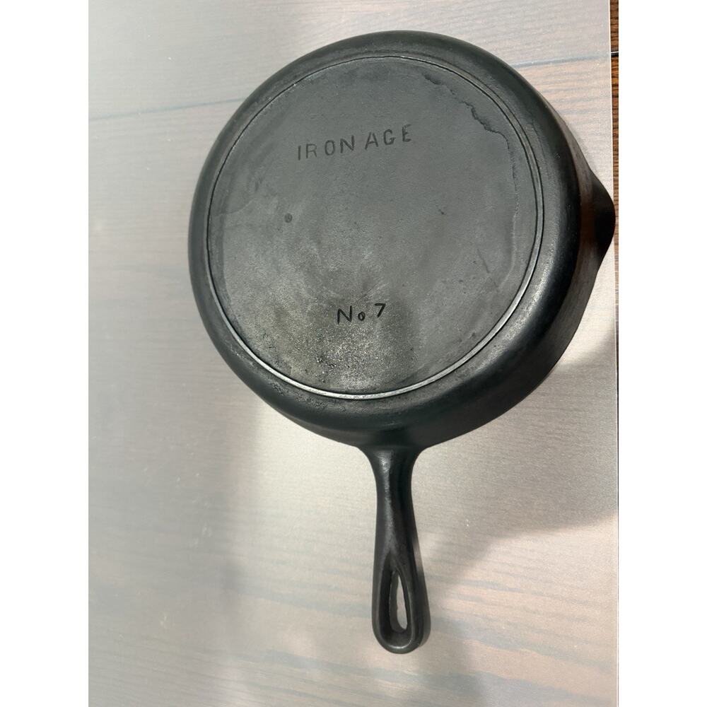 VTG 1930's Foster Stove Co Cast Iron Pan No 7 Ironage